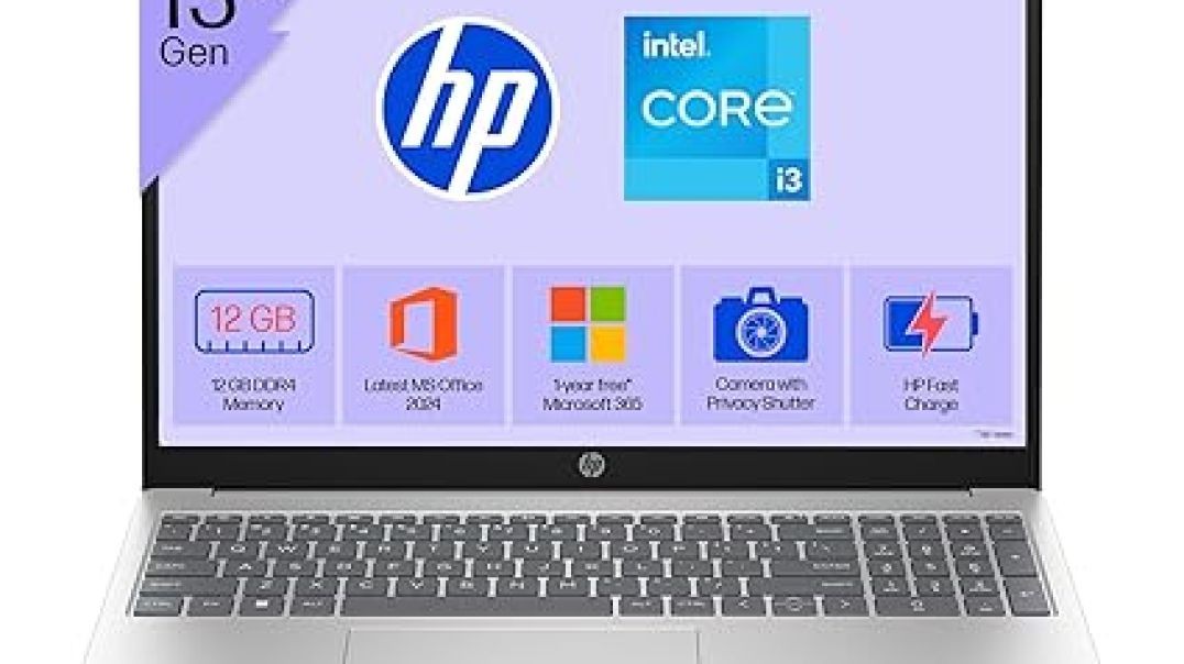 HP 255 G10 Laptop for Home or Work, 16GB RAM DDR5, 512GB SSD, 15.6