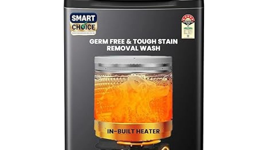 Haier SmartChoice 10.5 kg 5 Star Inbuilt Butterfly heater