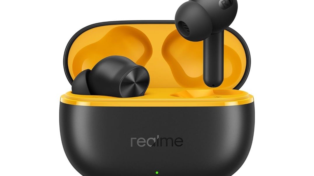 realme Buds T200 Lite Bluetooth in Ear Earbuds,4 Mic, AI ENC for Calls,48 Hours Total Playback with Fast Charging and Low Latency Gaming TWS,Google Fast Pair, with mic (Volt Black)