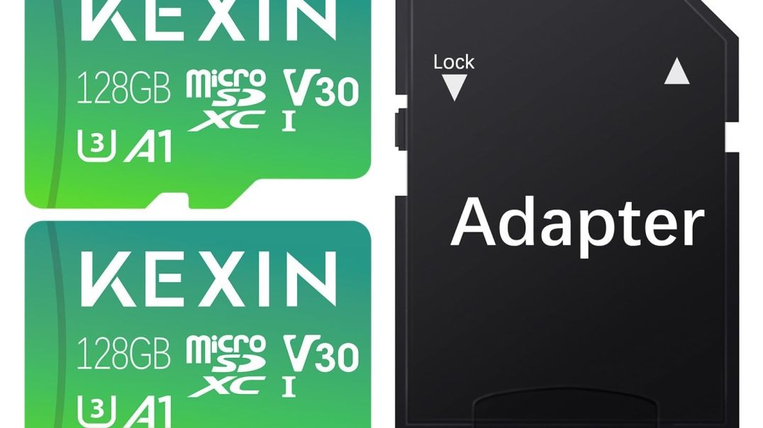 KEXIN 128GB Micro SD Card 2 Pack with SD Adapter