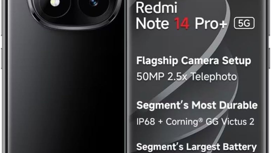 Xiaomi Redmi Note 14 Pro+ Plus 5G + 4G LTE (for Global) (256GB + 8GB) NFC 6.67