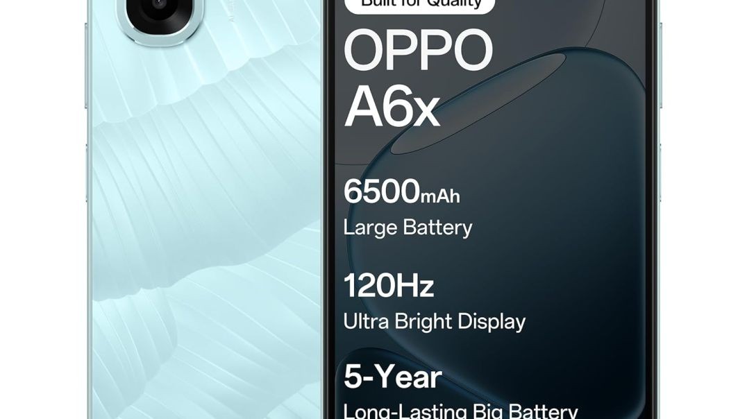 Oppo A6X 4G (Ice Blue, 4GB RAM, 64GB Storage)