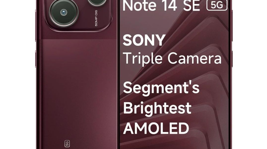 Redmi Note 14 SE 5G, Crimson Art (6GB, 128GB)