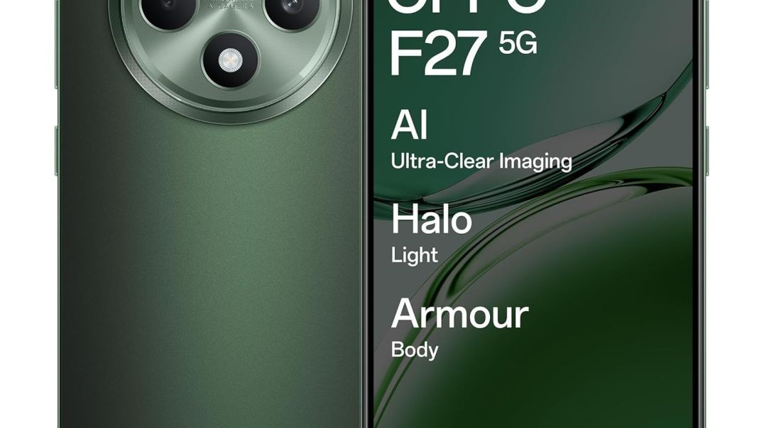 Oppo F27 5G (Emerald Green, 8GB RAM, 128GB Storage) 