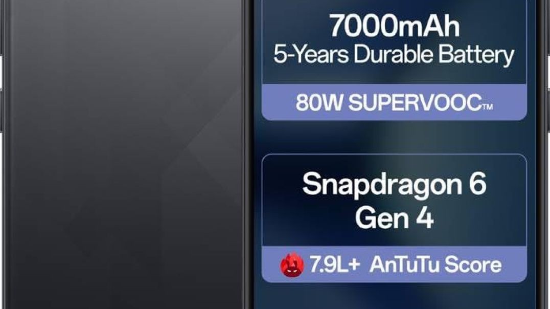 OPPO K13 5G (Prism Black, 8GB RAM 128GB Storage)