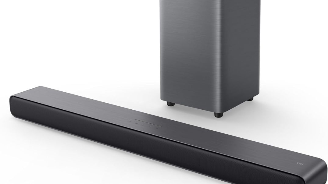 TCL S55H 2.1 Sound Bar with Wireless Subwoofer for Smart TV | Dolby Atmos DTS:X Auto Room Calibration| 220W Power Wireless Bluetooth Home Theater Audio | App Control & Remote Control | Latest Model