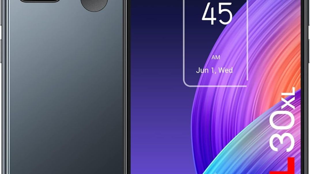 TCL 30XL |2022| Unlocked Cell Phone, 6.82 inch Vast Display, 5000mAh Battery, Android 12 Smartphone, 50MP AI Quad-Camera, 6GB RAM + 64GB ROM, US Version Mobile Phone, Night Mist (Renewed)