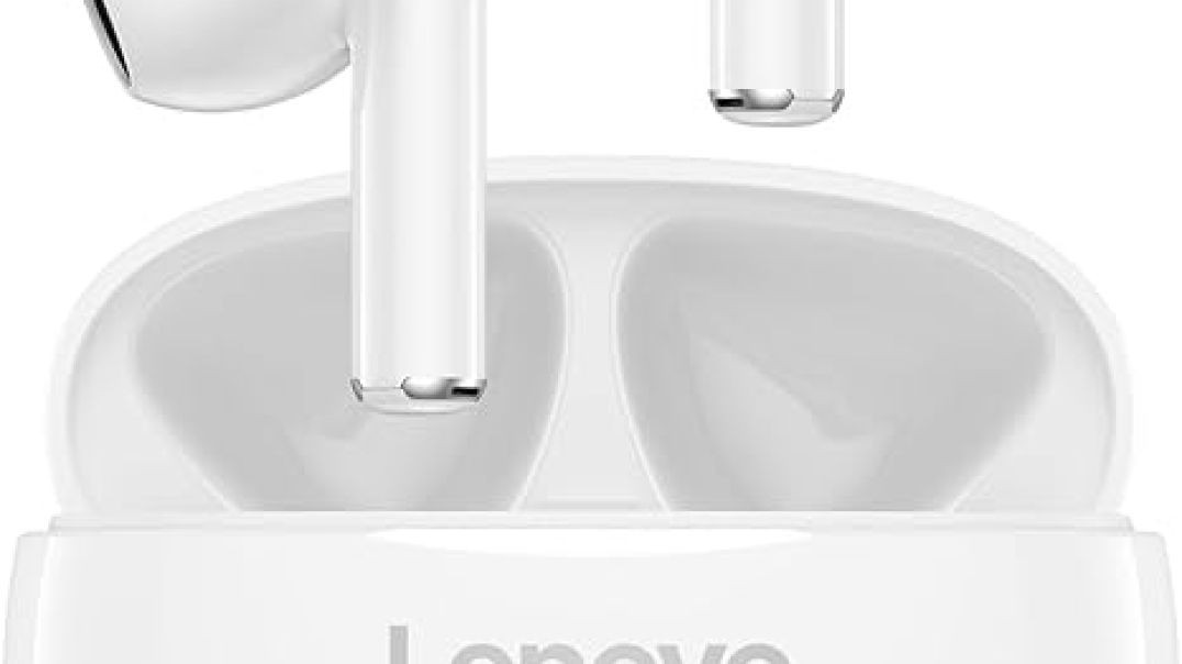 Lenovo E310 True Wireless Stereo Earbuds Bluetooth 5.3 ENC Noise-Cancelling with 13mm Speaker Type-C Charging 20h Battery Life for Music Calls Comfortable Fit Wireless - White
