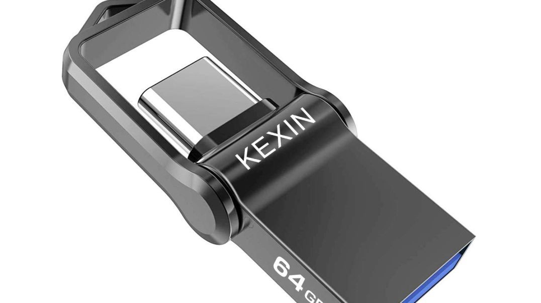 KEXIN 128GB Dual Type C USB 3.0 Up to 100MB/s R USB C Flash Drive for iPhone 15/16/17 Smartphone Tablet Car Type C Android Plug & Play Jump Drive for PC, Laptop, Data Storage & Backup