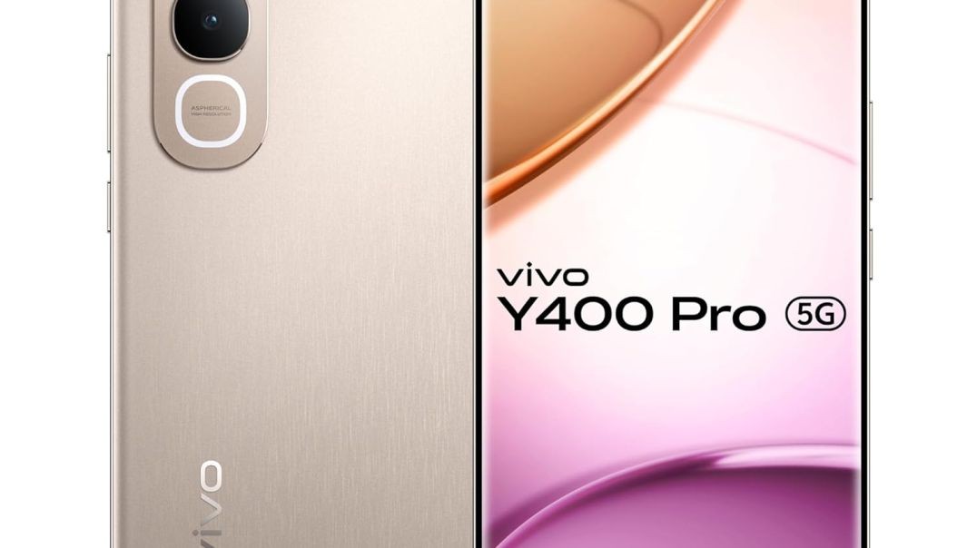 vivo Y400 Pro 5G (Fest Gold, 8GB RAM, 256GB Storage)