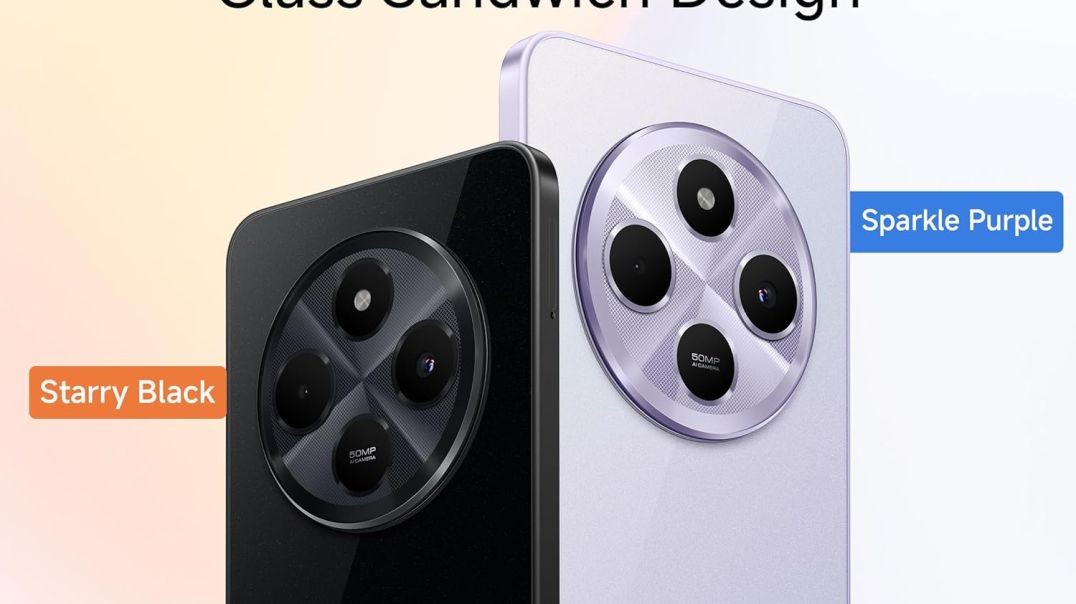 Redmi A4 5G (Sparkle Purple, 4GB RAM, 128GB Storage) | Segment Largest 6.88in 120Hz | 50MP Dual Camera | 18W Fast Charging | Charger in the Box