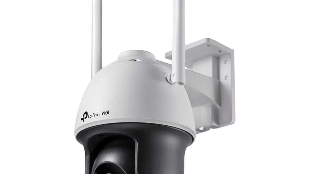 TP-Link VIGI C540-W Wireless Outdoor Wi-Fi Pan Tilt Network Smart Security Camera | 24 Hour Full-Color CCTV | 4MP HD | Smart Detection