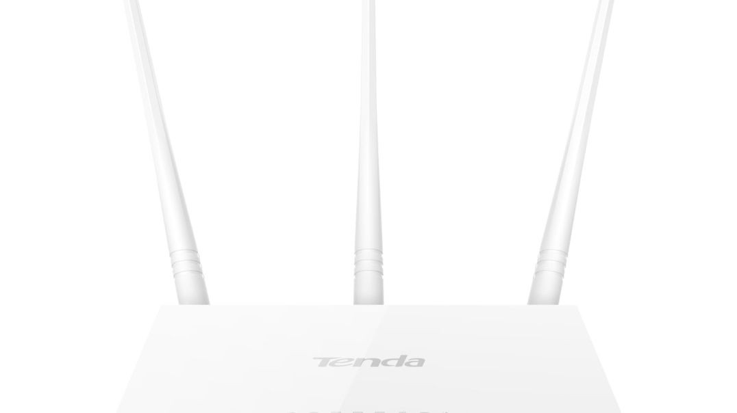 Tenda F3 300Mbps Wi-Fi Router, Easy Setup, WPS Button, Parental Control, Bandwidth Control, Wi-Fi Schedule, with 3 * 5dBi High Power External Antennas 