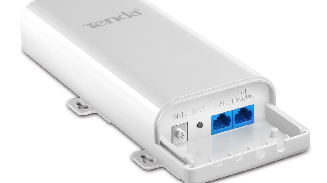 Tenda O3 2.4GHz N150 Long Range Smart Manage Outdoor CPE | 12dBi, 5km+ | Point to Point Wireless Bridge | Fast Ethernet PoE Ports | AP/Station/WISP/P2MP/Repeater/Router | 6KV Lightning Protection, White