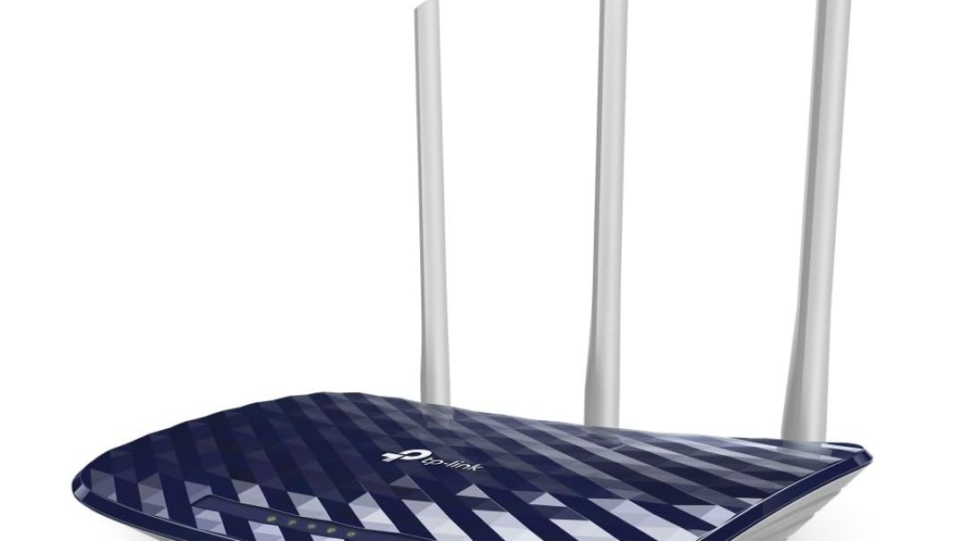 TP-Link AC750 Dual Band Wireless Cable Router, 4 10/100 LAN + 10/100 WAN Ports, Support Guest Network and Parental Control, 750Mbps Speed Wi-Fi, 3 Antennas (Archer C20) Blue, 5 GHz