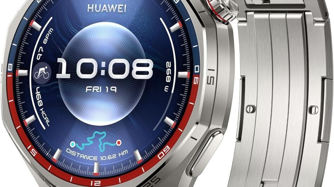 Huawei Watch GT 6 Pro Smart Watch, 46mm, Upto 21 Days Battery Life, Smart Watches with 100+ Sports Mode, Cycling, iOS & Android Compatible, Health Monitoring (Titanium)