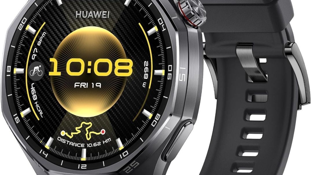 Huawei Watch GT 6 Pro Smart Watch, 46mm, Upto 21 Days Battery Life, Smart Watches with 100+ Sports Mode, Cycling, iOS & Android Compatible, Health Monitoring (Black)