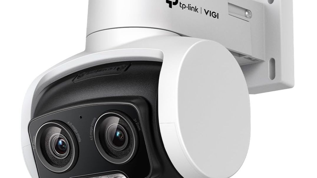 TP-Link VIGI C540V 4MP Outdoor Full-Color Dual-Lens Varifocal Pan Tilt Network Camera | Super-High Definition|3× Zoom | Active Defense