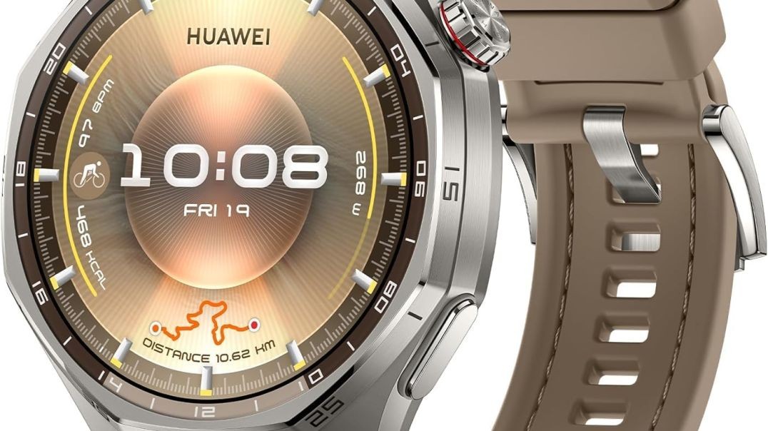 Huawei Watch GT 6 Pro Smart Watch, 46mm, Upto 21 Days Battery Life, Smart Watches with 100+ Sports Mode, Cycling, iOS & Android Compatible, Health Monitoring (Brown)