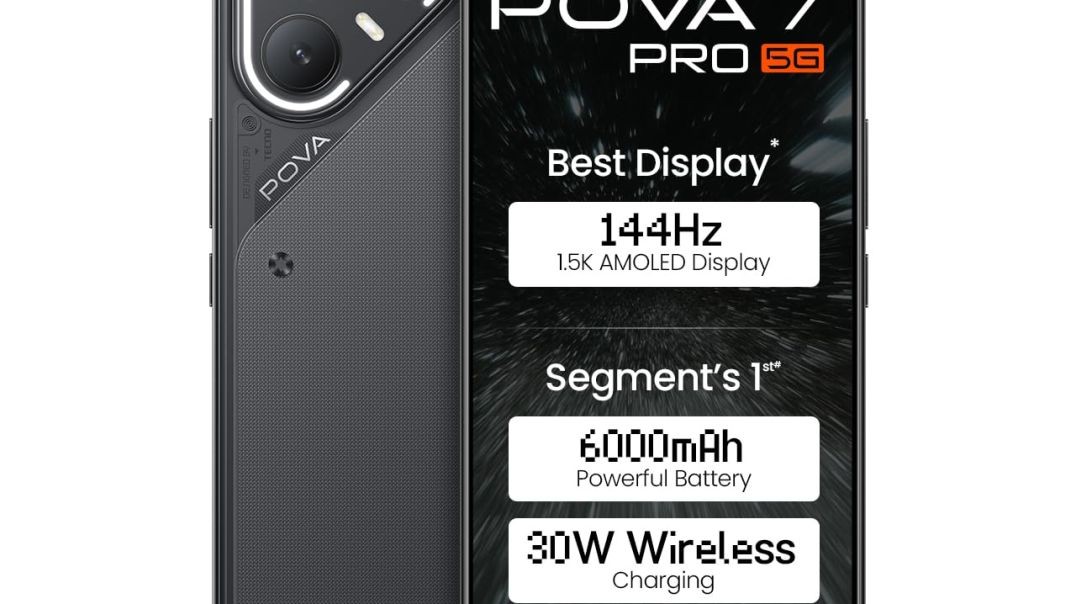 Pova 7 Pro 5G (Geek Black, 8GB+128GB)