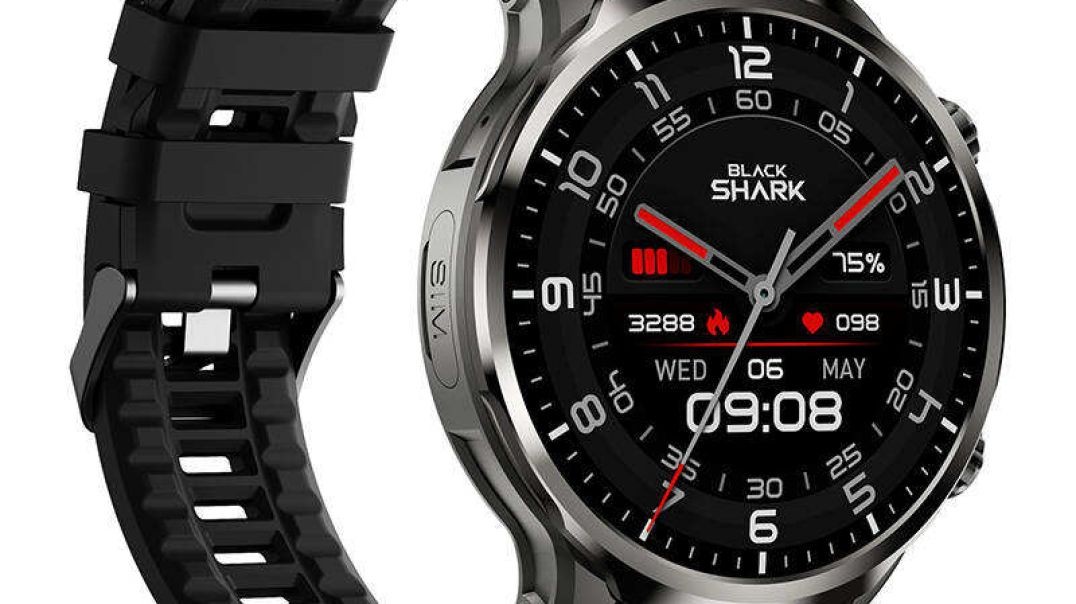 Black Shark Smart Watch X 1.9'' Display IP67 Washable 2MP Camera 4G Android Watch