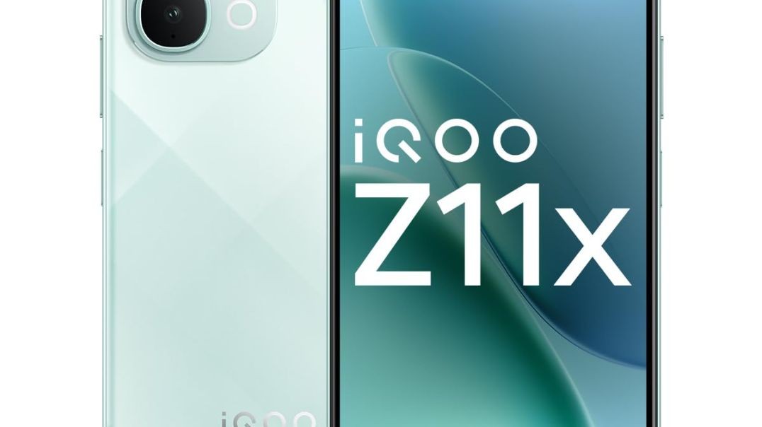 iQOO Z11x 5G (Prismatic Green, 6GB RAM, 128 GB Storage) | Dimensity 7400-Turbo Processor | 7200 mAh Battery Smartphone | Powered by OriginOS 6