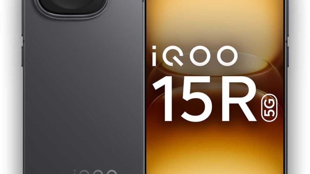 iQOO 15R (Dark Knight, 12GB RAM, 256GB Storage) | Snapdragon® 8 Gen 5 Processor | Slimmest Smartphone in 7600mAh Battery* | Segment's Most Stable 144FPS Gaming