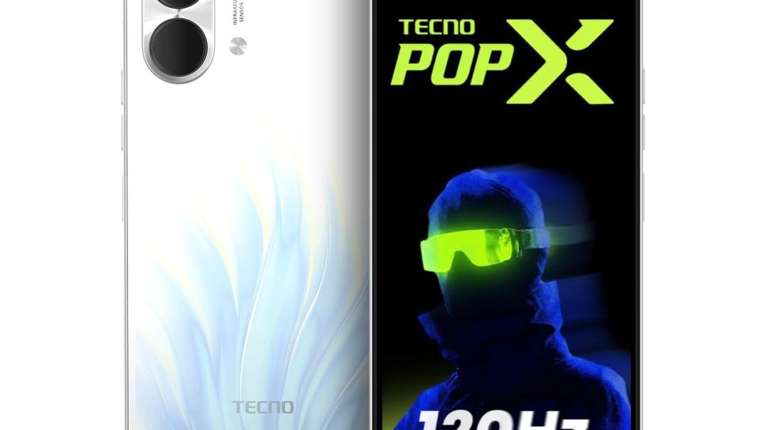 POP X (Flare White, 4GB+64GB) | 120Hz 6.74
