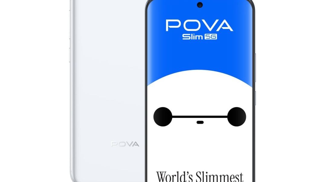 Pova Slim 5G (Slim White, 8GB+128GB)